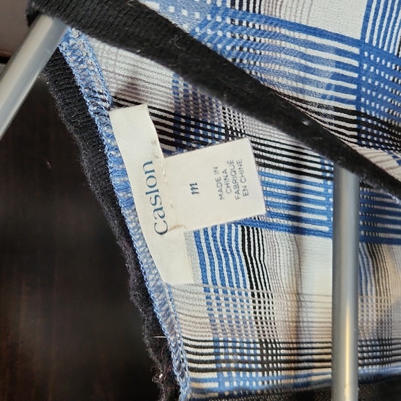 Sheer Plaid Shirt - Picture 2 of 5